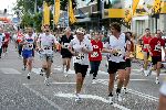 Zaandam 19 september 2004
Dam tot Dam Loop. 
Caroline Tensen en Peter Gallas