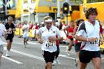 Zaandam 19 september 2004
Dam tot Dam Loop. 
Caroline Tensen en Peter Gallas