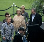 Amsterdam 27 september 2004
Afscheid Andre Hazes in de Amsterdam Arena
Caroline Tensen met Frank Wisse en Danny Blind