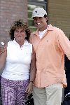 Lieren 6 september 2004
Golftournooi Ronnie Tober op de scherpenberg.
Christine Kroonenberg met vriend Stefan