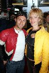 Scheveningen 13 september 2004
Premiere Cool in pathe scheveningen.
Christophe Haddad met hoofddoek en vriendin