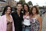 Amsterdam 17 september 2004
Danny de Munk presentatie nieuwe show. Danny met Nurlaila ,Sandy Kandau en ...