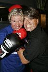 Amstelveen 23 september 2004
Presentatie boksers bekende nederlanders bij Special Sports.  
Emile Ratelband en Dries Roelvink