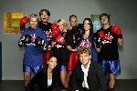 Amstelveen 23 september 2004
Presentatie boksers bekende nederlanders bij Special Sports. 
Heleen v Rooyen en Ellemieke Vermolen Dries Roelvink Maureen du Toit Emile Ratelband Victor Reinier en Hugo Metsers III