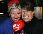 Amstelveen 23 september 2004
Presentatie boksers bekende nederlanders bij Special Sports.  
Emile Ratelband en Dries Roelvink