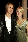 Hilversum 30 september 2004
Uitreiking Gouden beelden in studio 21
Eva Duyvestein met vriend