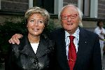Amsterdam 6 september 2004
Modeshow Frans Molenaar in het Amstel Hotel.
Ferry Hoogendijk met vrouw