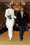 Amsterdam 6 september 2004
Modeshow Frans Molenaar in het Amstel Hotel.
Frans  model in Bruidspak