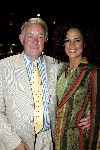 Monaco 10 september 2004
Modeshow Monique Collignon in Grimaldi. Chimene v Oosterhout met eigenaar Lancaster Gerard Ruiter