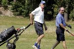 Eemnes 1 augustus 2004
Golfen voor een goed doel op  golfclub de Goyer.
Freek de Jonge en Gerard ten Velden
