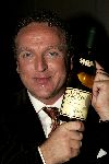 Amsterdam 21 september 2004
Presentatie wijnen Gordon in hotel Blakes.
Gordon fles wijn  Cape Gordon