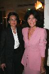 Amsterdam 6 september 2004
Modeshow Frans Molenaar in het Amstel Hotel.
Gretha Duisenberg met dochter