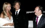 Utrecht 24 september 2004
Premiere Alice in glamourland.
Hans v d Heuvel met Linda de Mol en Sander Vahle