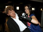 Amstelveen 23 september 2004
Presentatie boksers bekende nederlanders bij Special Sports. 
Heleen v Rooyen en Ton v Rooyen