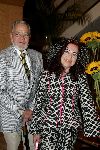 Amsterdam 26 september 2004
Modeswow Ronald Kolk in koepelkerk. 
Henriette Dijkinga met man