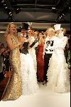 Monaco 10 september 2004
Modeshow Monique Collignon in Grimaldi. 
Monique Collignon met Inge de Bruijn
