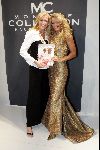 Monaco 10 september 2004
Modeshow Monique Collignon in Grimaldi. 
Monique Collignon met Inge de Bruijn
