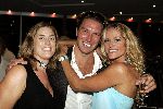 Monaco 10 september 2004
Modeshow Monique Collignon in Grimaldi. 
Inge de Bruijn met ex vriend en zijn zwangere vriendin