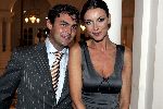 Amsterdam 6 september 2004
Modeshow Frans Molenaar in het Amstel Hotel.
Irene v d Laar met nieuwe vriend Sander