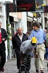 Amsterdam 11 september 2004
Jaap v Zweden aan het wandelen met de direkteur van het concertgebouw