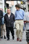 Amsterdam 11 september 2004
Jaap v Zweden aan het wandelen met de direkteur van het concertgebouw