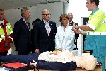 Barneveld 7 september 2004
Prinses Margriet en Pieter v Vollenhoven openen het nieuwe Politie en brandweer gebouw. 
Met Jan Kamminga