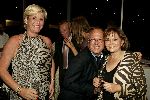 Monaco 10 september 2004
Modeshow Monique Collignon in Grimaldi. 
Therese Steinmetz met Joop Braakhekke en Ellen Brusse