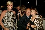 Monaco 10 september 2004
Modeshow Monique Collignon in Grimaldi. 
Therese Steinmetz met Joop Braakhekke en Ellen Brusse