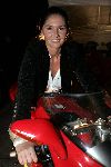 Amsterdam 14 september 2004
Feestje Vespa scooters.
Josefine v Asdonk op moter