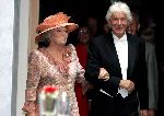Den Haag 12 september 2004
Koningin Beatrix opent Diligentia. 
Koningin met Paul v Vliet