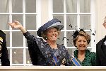 Den Haag 21 september 2004
Prinsjesdag 2004
PrinsesMargriet en Pieter v Vollenhoven en Koningin Beatrix