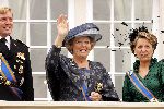 Den Haag 21 september 2004
Prinsjesdag . 
PrinsesMargriet en Prins Willem Alexander en Koningin Beatrix