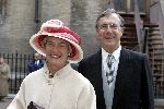 Den Haag 21 september 2004
Laurens Jan Brinkhorst met vrouw met hoed bij Prinsjesdag
Prinsjesdag 2004