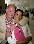 Nice 10 september 2004
Leontien v Moorsel met Gerard Ruiter van Lancaster op vliegveld