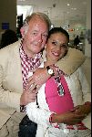 Nice 10 september 2004
Leontien v Moorsel met Gerard Ruiter van Lancaster op vliegveld