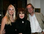 Amsterdam 6 september 2004
Modeshow Frans Molenaar in het Amstel Hotel.
Liesbeth List met man en dochter
