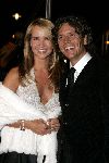 Utrecht 24 september 2004
Premiere Alice in glamourland.
Linda de Mol met vriend Sander Vahle