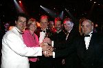 Hilversum 30 september 2004
Uitreiking Gouden beelden in studio 21
RTL Z Peter v d Maat en Nico Steenbergen