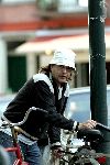 Amsterdam 10 september 2004
Marc Marie huybregts op fiets