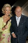 Monaco 10 september 2004
Modeshow Monique Collignon in Grimaldi. 
Marjon Lambriks met vriend
