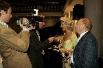 Monaco 10 september 2004
Modeshow Monique Collignon in Grimaldi. 
Frank Awick en Marjon Lambriks