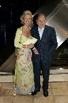 Monaco 10 september 2004
Modeshow Monique Collignon in Grimaldi. 
Marjon Lambriks met vriend