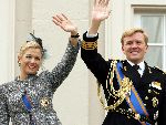 Den Haag 21 september 2004
Prinses Maxima en Prins Willem Alexander op bordes paleis Noordeinde
Prinsjesdag 2004
