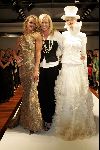 Monaco 10 september 2004
Modeshow Monique Collignon in Grimaldi. 
Monique Collignon met Inge de Bruijn