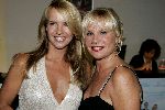 Utrecht 24 september 2004
Premiere Alice in glamourland.
Linda de Mol met  Monique v d Ven