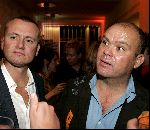 Utrecht 24 september 2004
Premiere Alice in glamourland.
Paul de Leeuw met Stefan Nugter