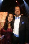 Hilversum 30 september 2004
Uitreiking Gouden beelden in studio 21
Prem Radhakishun met zijn dochter