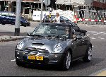Amsterdam 11 september 2004
Prins Bernhard Jr in mini cooper cabrio
