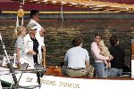 Muiden 4 september 2004
Koningin Beatrix varen met Mabel Wisse Smit Prins Friso Prins Constantijn  Prinses Laurentien Prinses Eloise en Prins Claus Cazimir op Groene Draeck