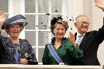 Den Haag 21 september 2004
Prinsjesdag 2004
Prinses Margriet en Pieter v Vollenhoven en Koningin Beatrix